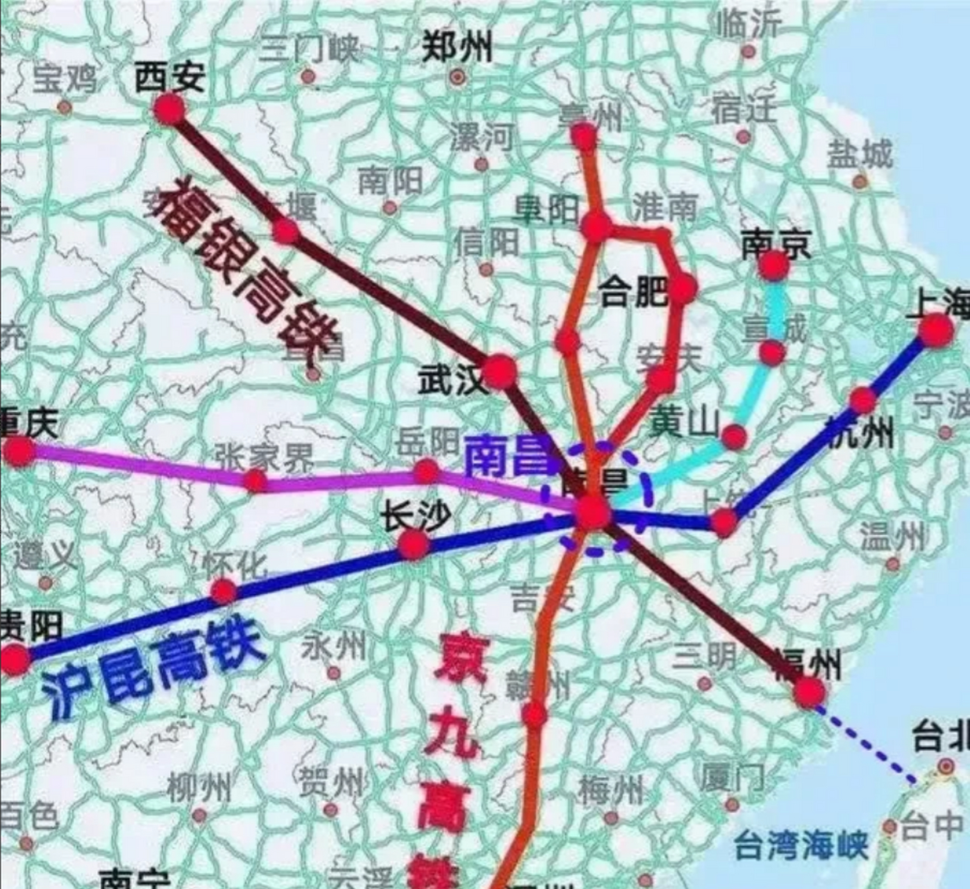 从大南昌都市圈的人口规划来看,南昌市,九江市分别为城区人口超过300