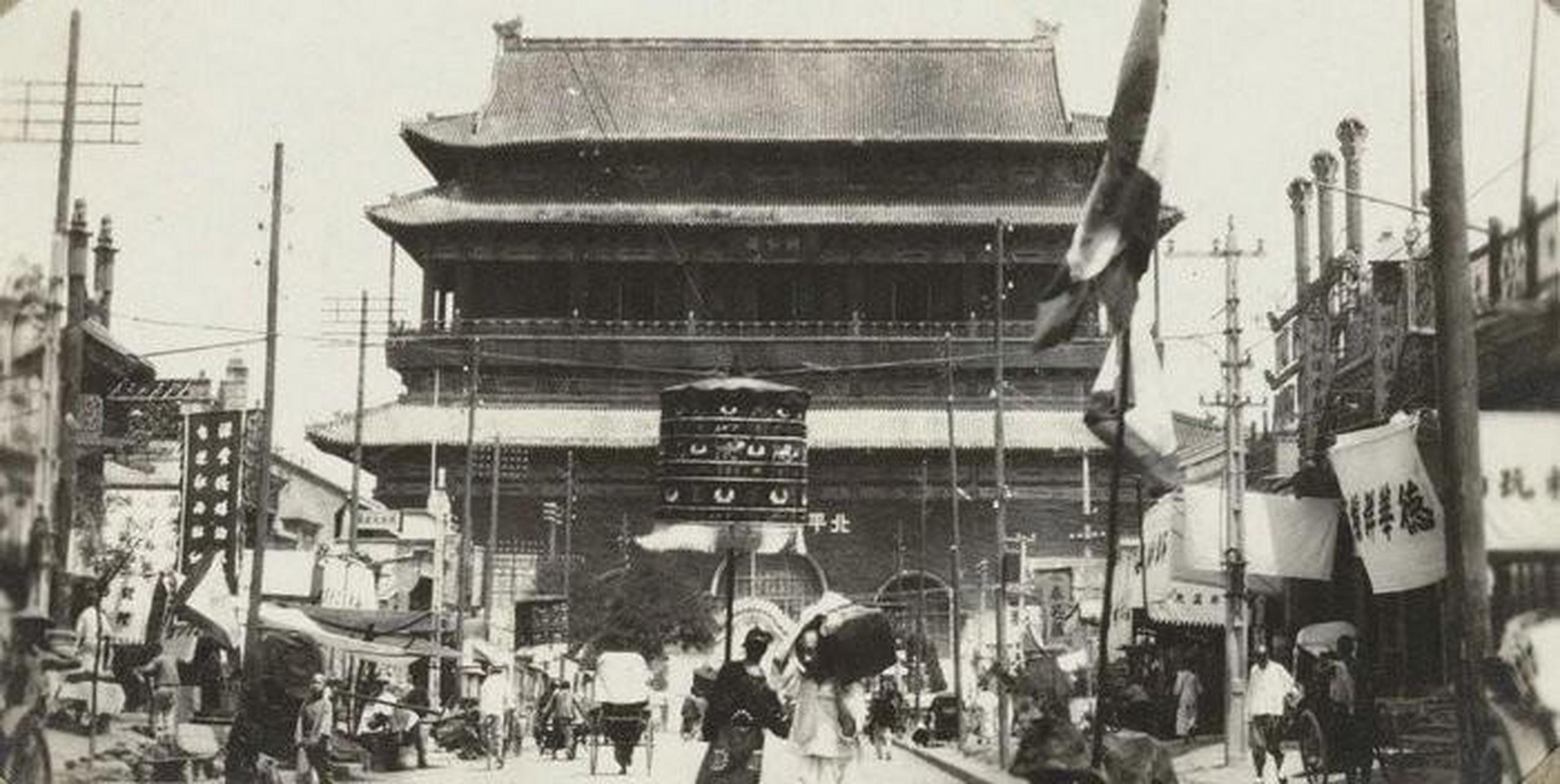 领动计划【图说历史】1900年的北京街景,可以看出当时清末皇都