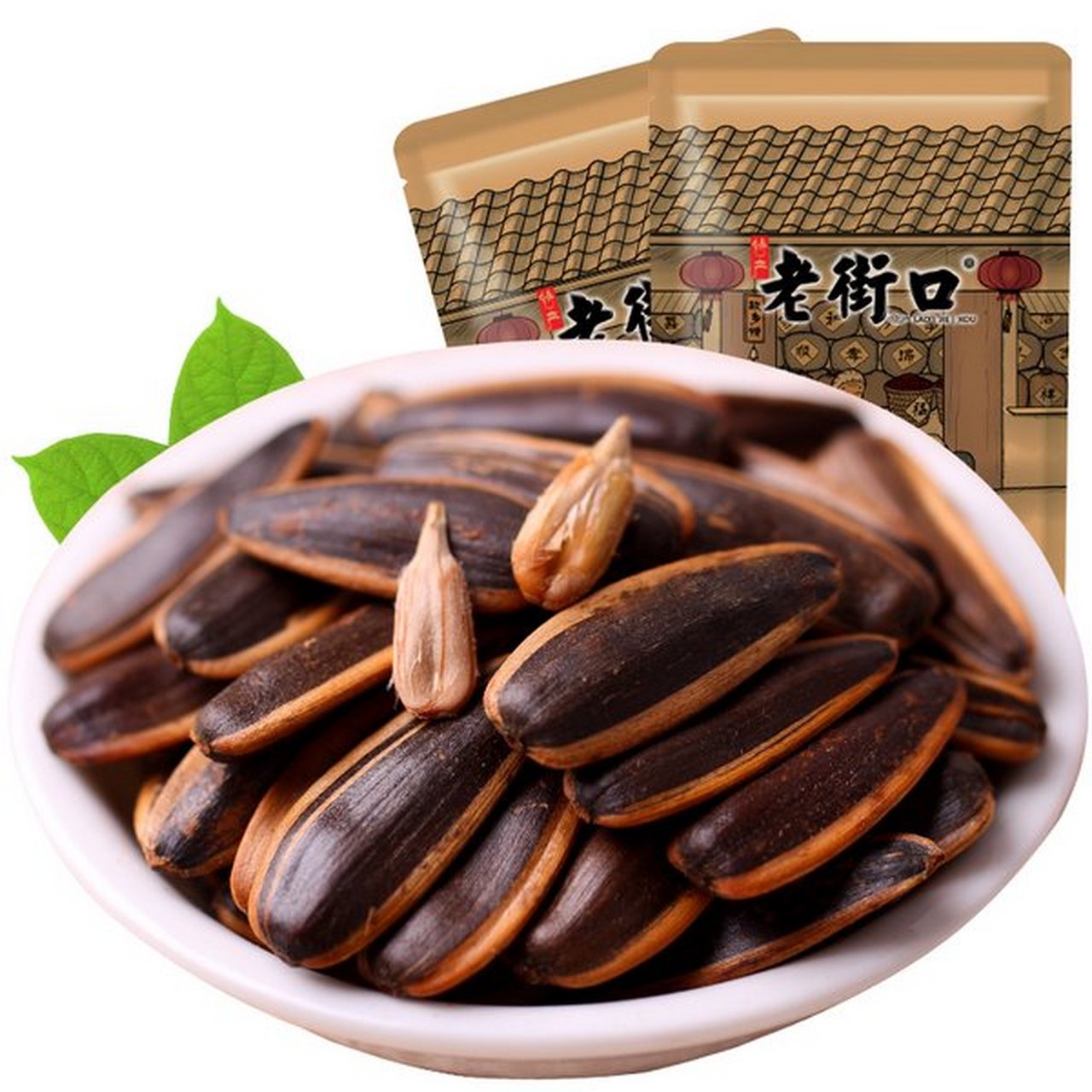 老街口焦糖瓜子(京东好评50w )实拍图 老街口焦糖味瓜子整齐干净,大小