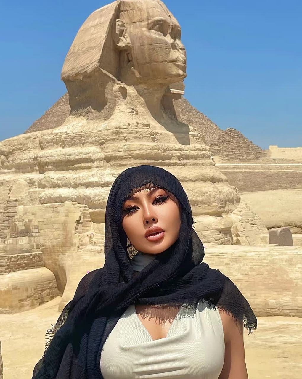 金字塔下的埃及艳后#性感美女