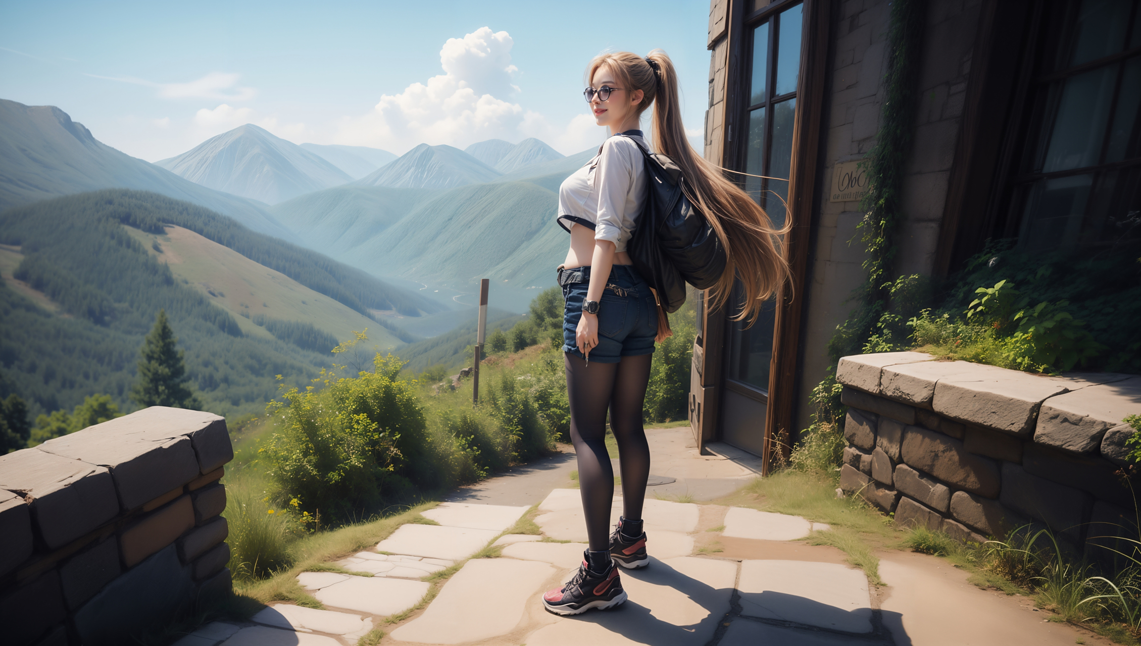 ai美女图片##ai美女写真# #ai美女壁纸# 每日ai美女秀	小姐姐的红色