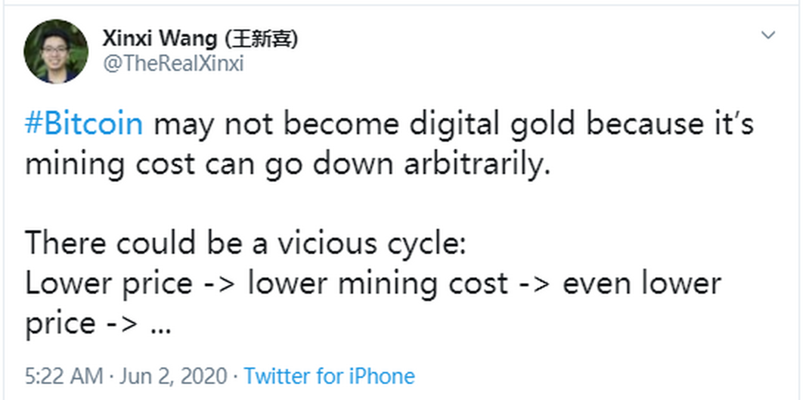 比特币# 【莱特币基金会联合创始人:比特币可能不会成为数字黄金】