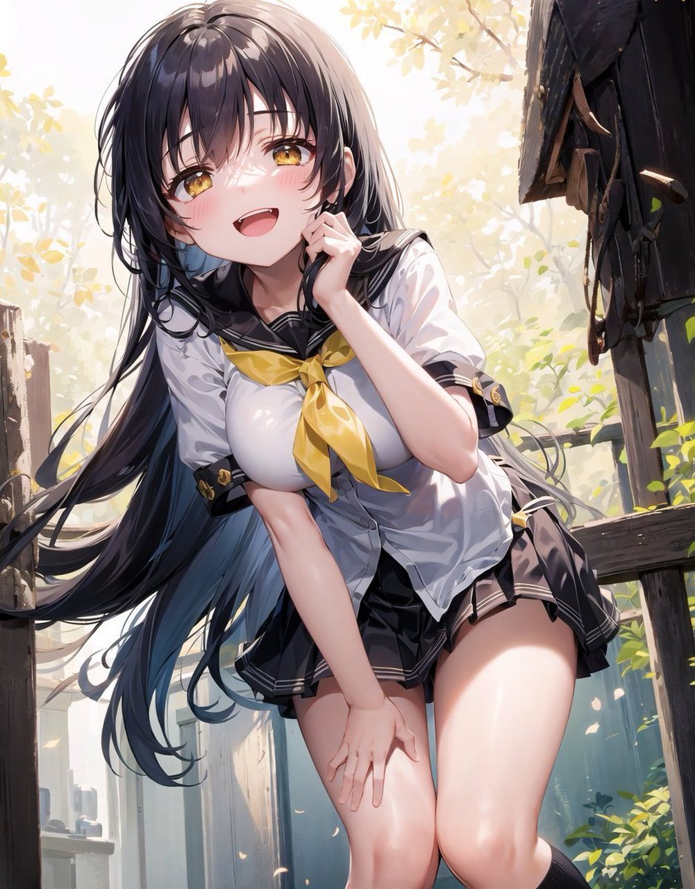 ai绘画# 可爱的jk少女[期待]