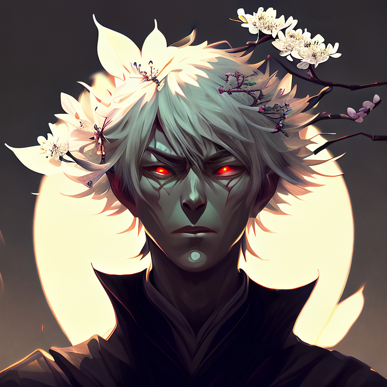 报答春光两鬓华,荆南二月苦无花.虚幻,宁谧,明快#百度ai绘图黑科技