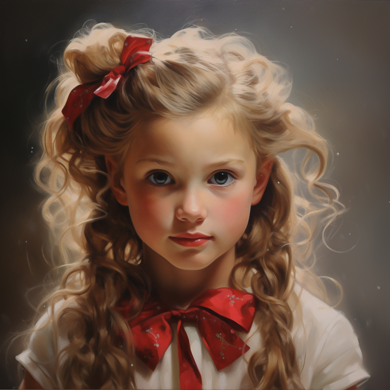 洋娃娃,卷发的小美女