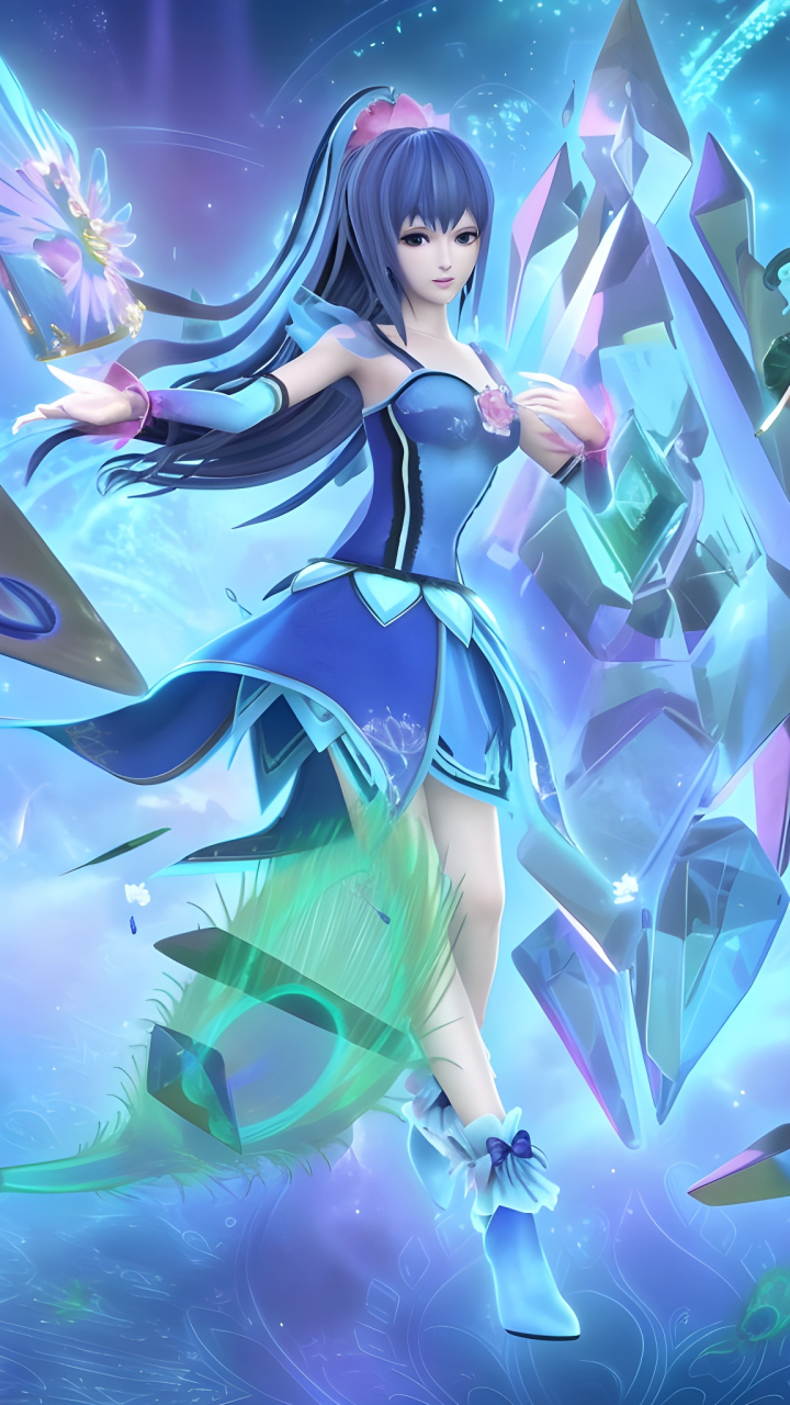 国漫壁纸|《精灵梦叶罗丽》动漫女神ai精修手机壁纸:叶罗丽世界充满了