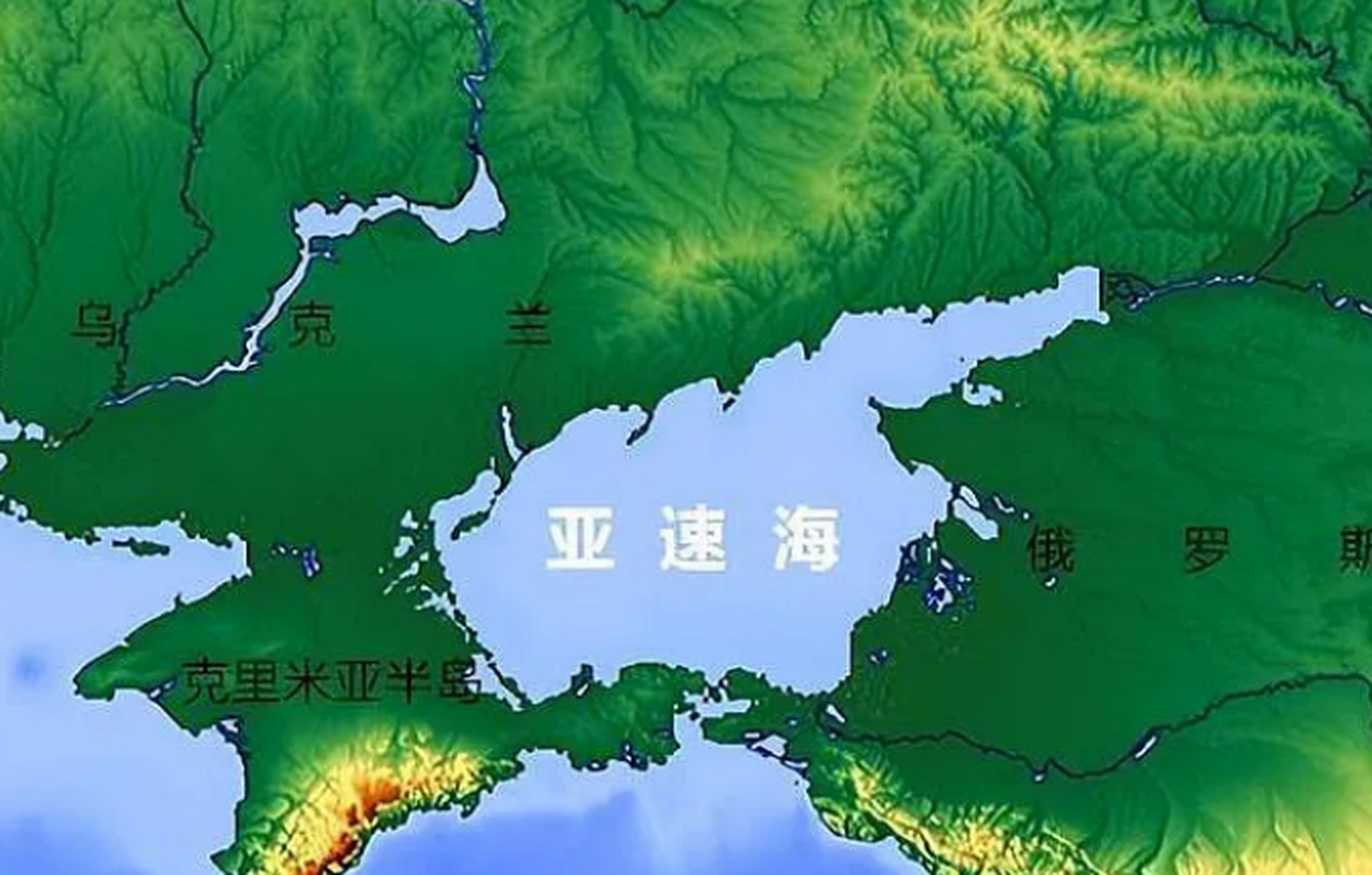 克里木半岛地图图片