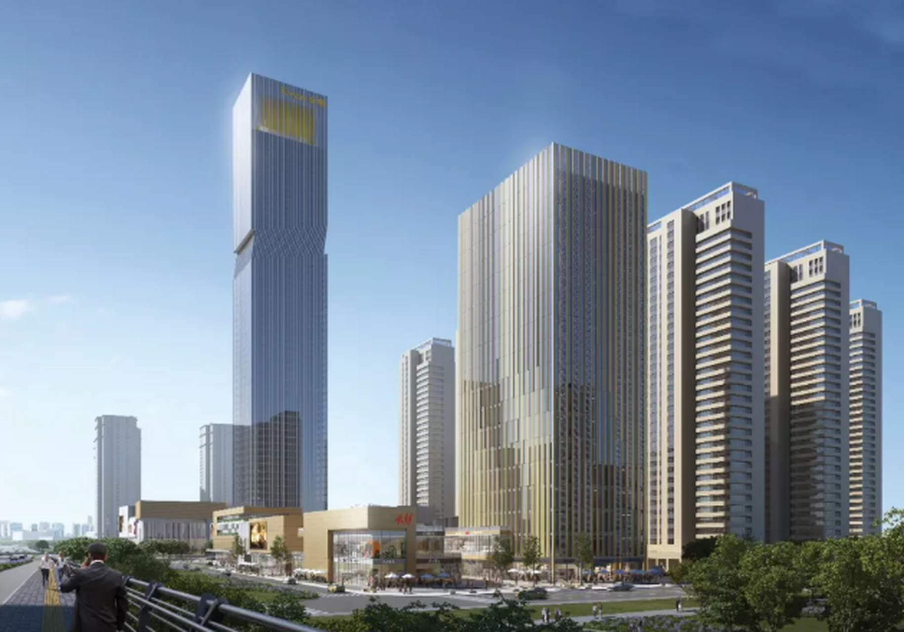 高300米,扬州第一高楼金奥中心将竣工 高300米,扬州金奥中心是一座集