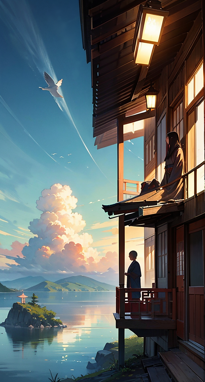 治愈系动漫高清壁纸#九月动态激励计划# #漫画# #ai绘画