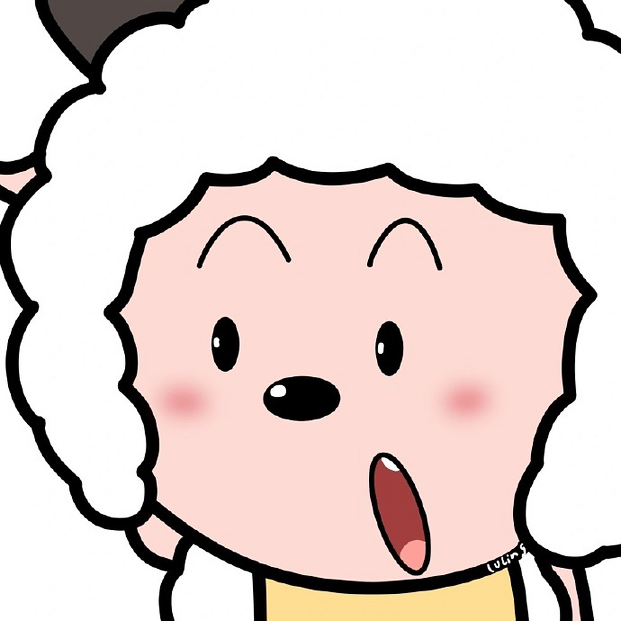 没人能拒绝懒羊羊可爱头像