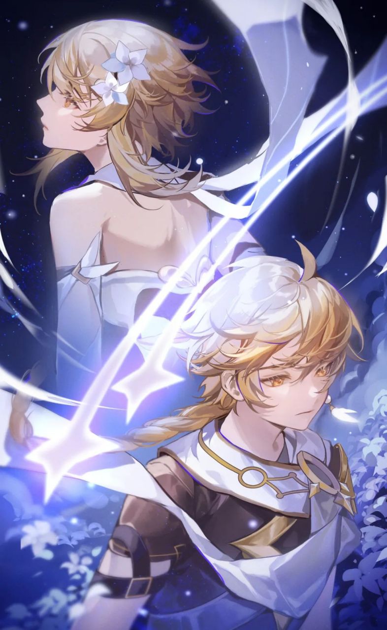 旅途的终点(画师@to___e,图源推特,侵删)#原神# #原神美图分享