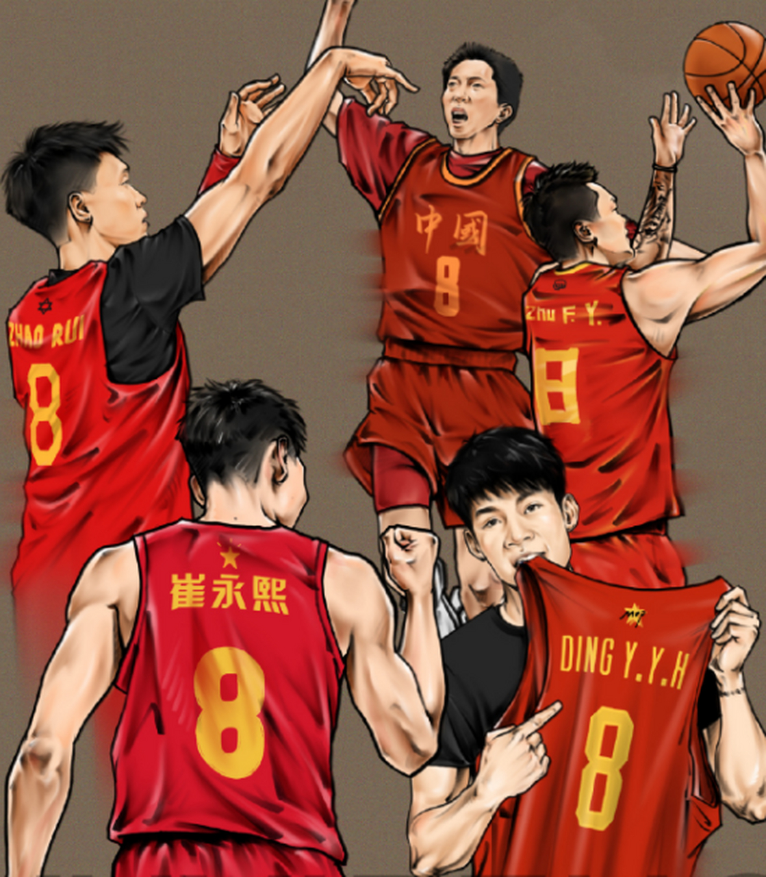 北京时间2月22日,中国男篮世预赛第六个窗口期第一场比赛的12人名单