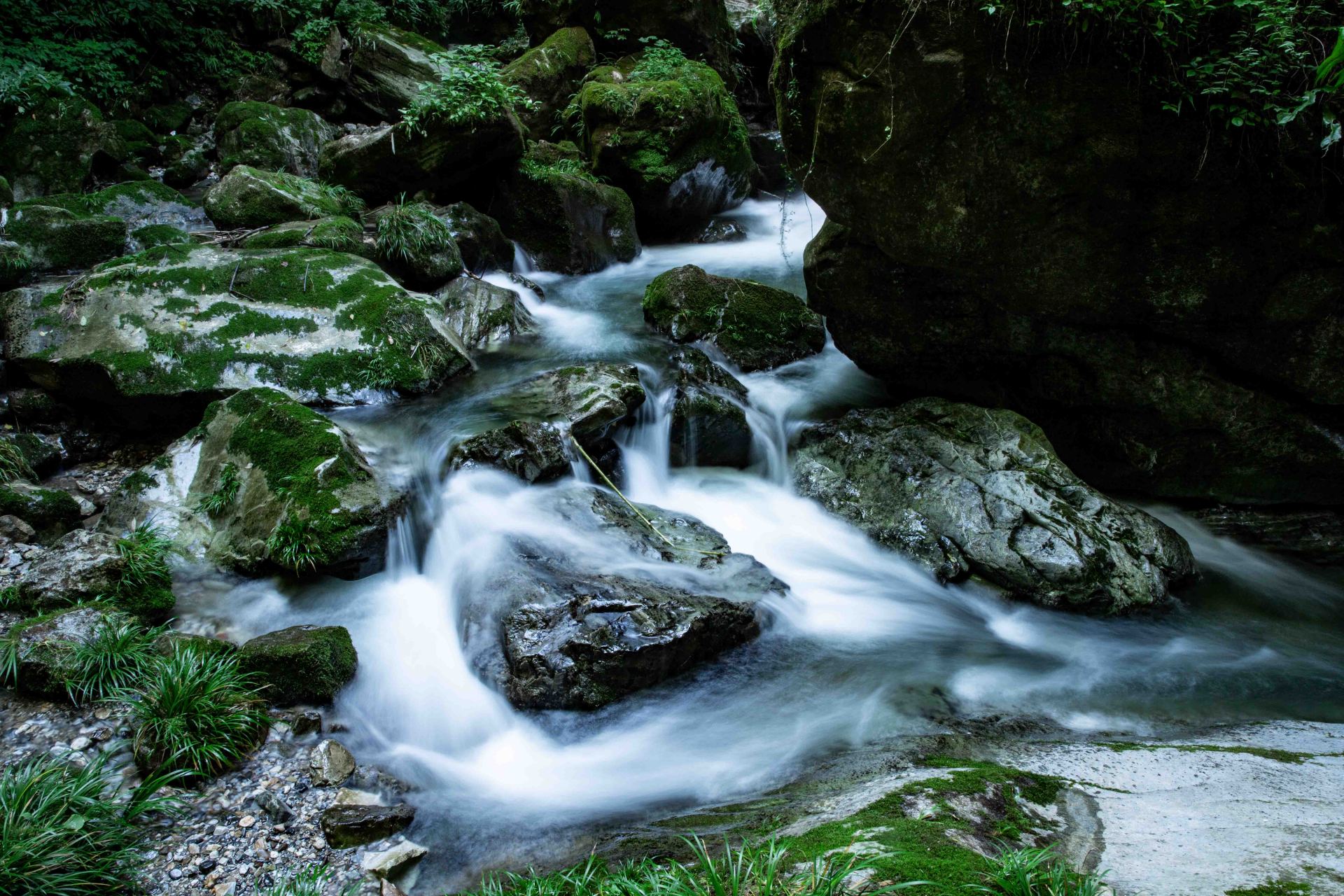 房县野人谷,作为避暑胜地,主打就是峡谷与飞瀑.#带着避暑攻略上热搜