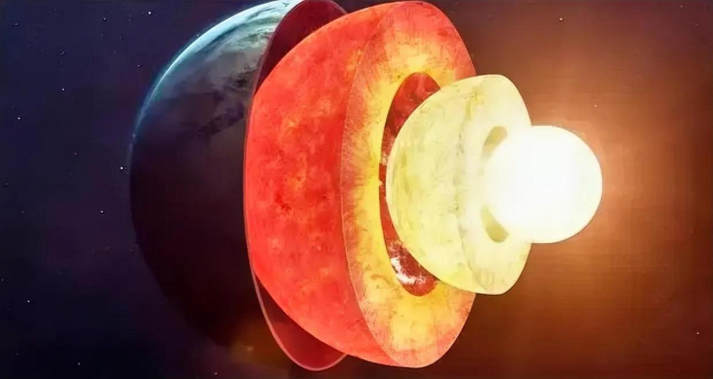 地核的温度可能超过太阳表面.