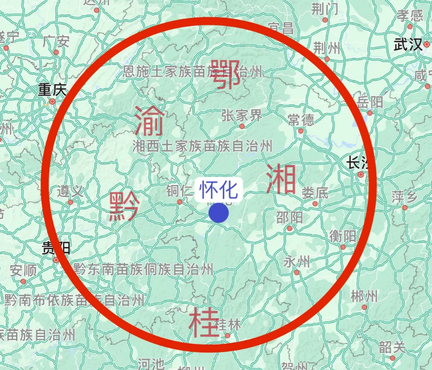 根据怀化市国土空间总规划,未来十年,怀化城市建成区面积将达到近143