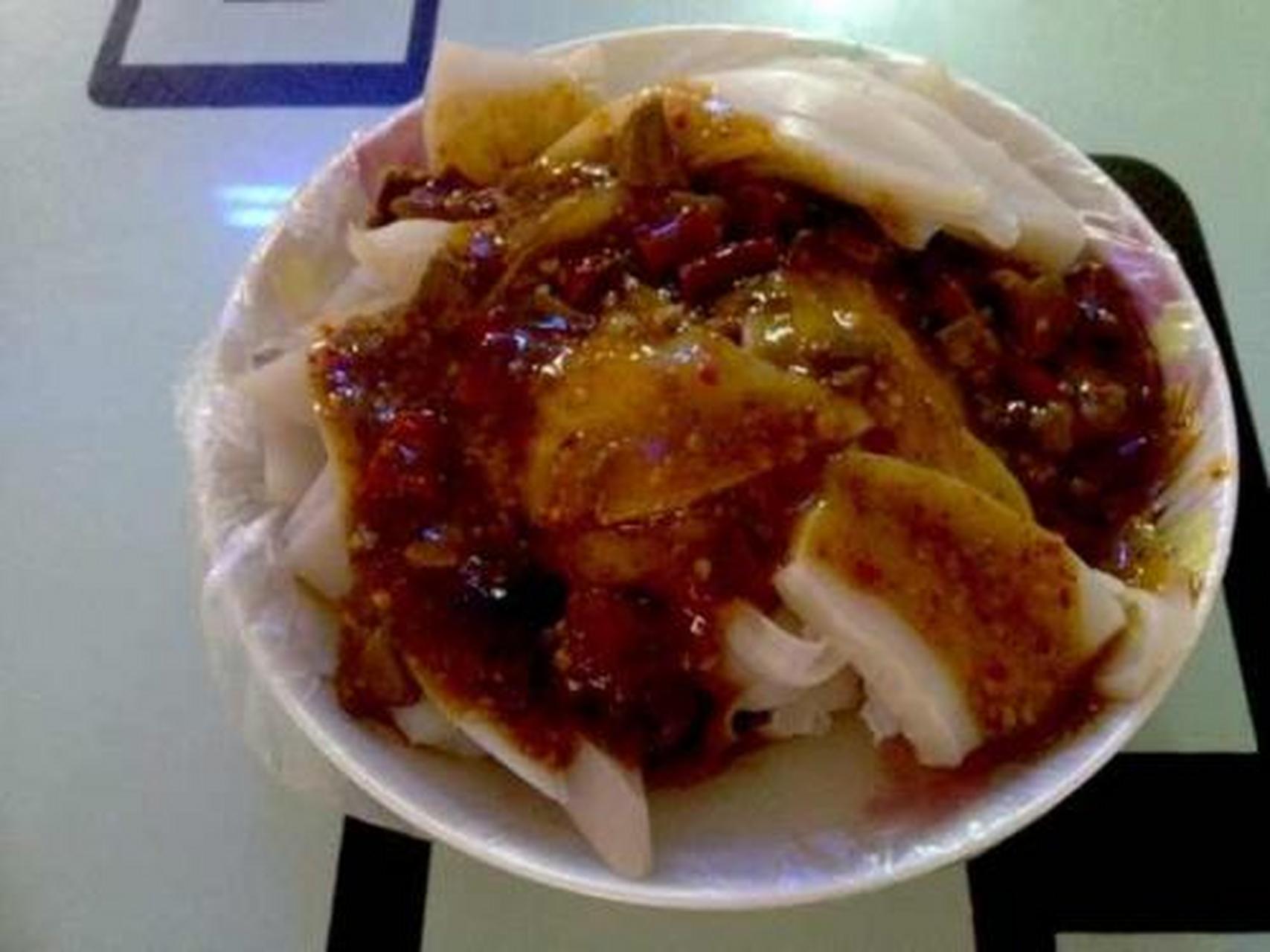 碗砣是陕北有名特色小吃,深受当地人民喜爱.