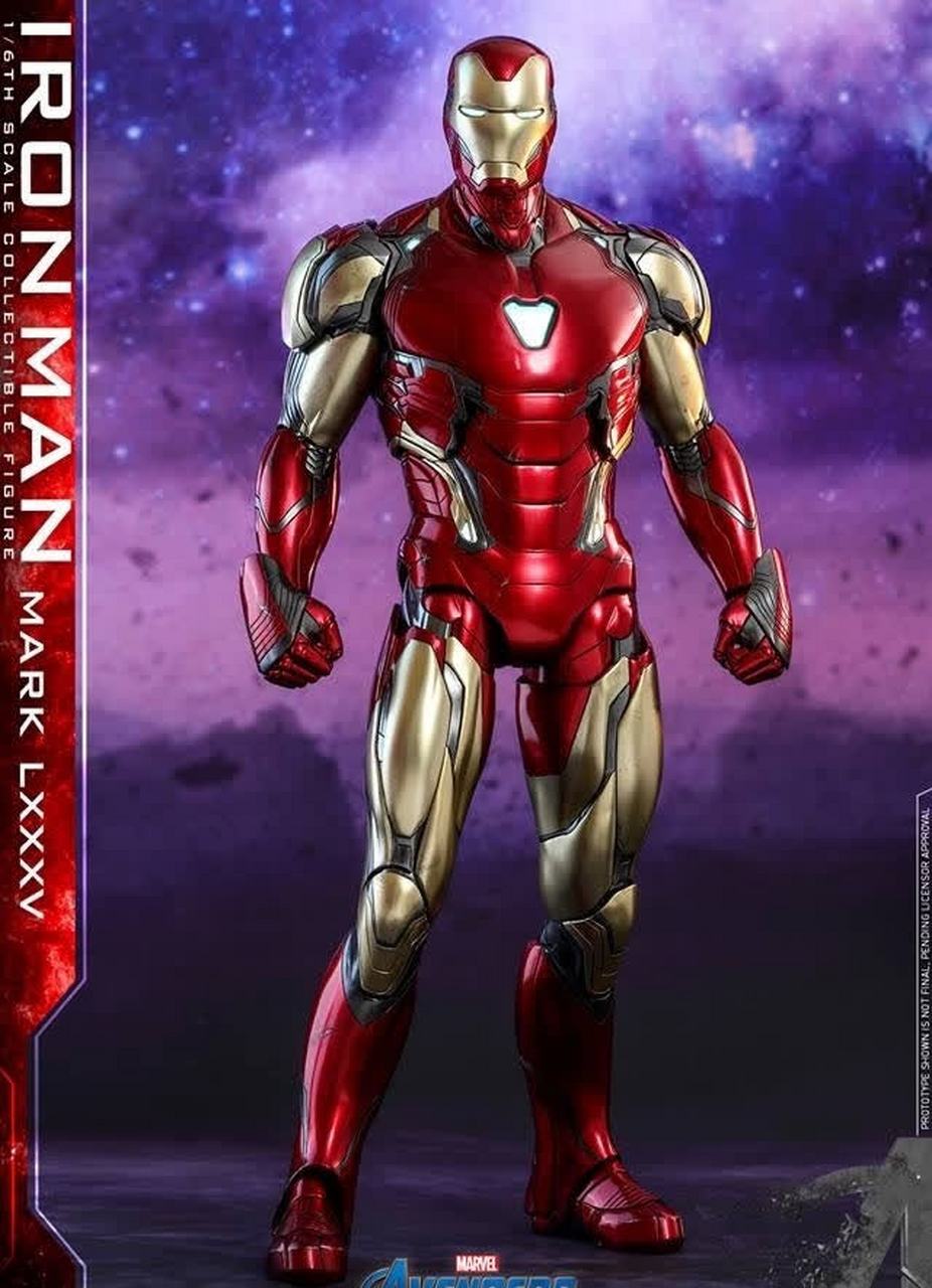 hottoys《复仇者联盟4》钢铁侠mk85.