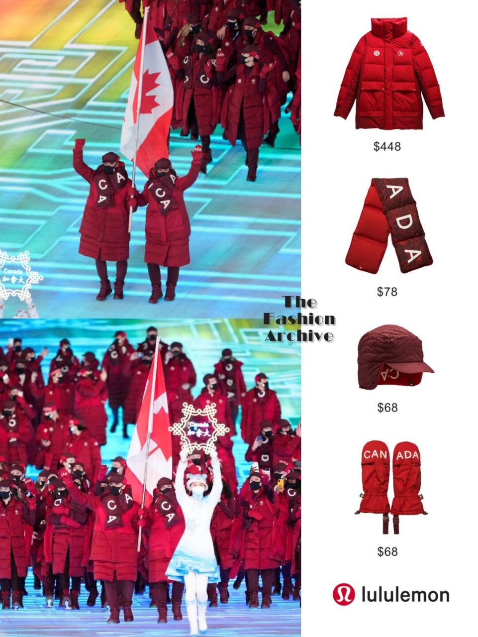 北京冬奥会加拿大队服是全套lululemon,谁羡慕了?