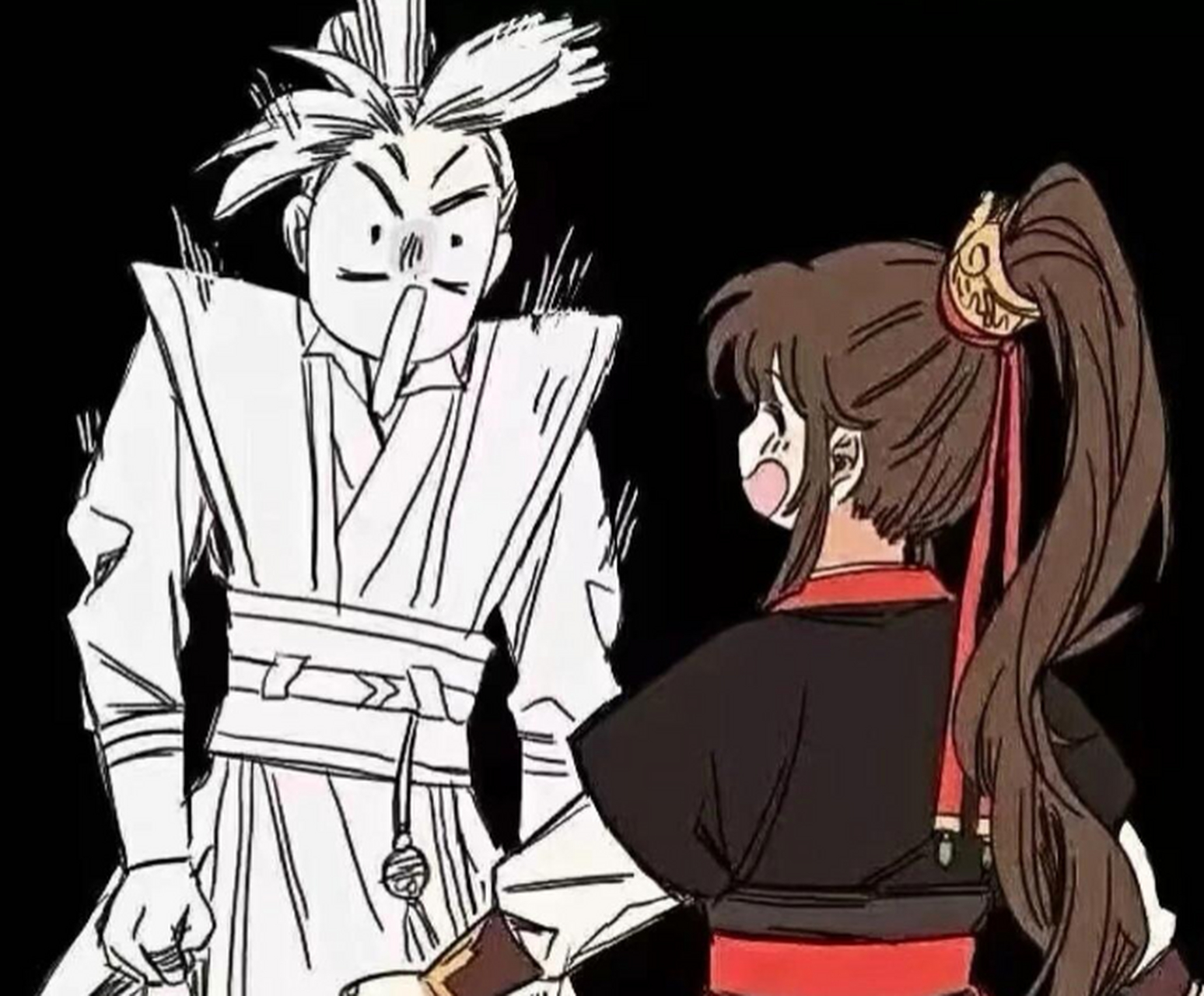 阿凌,你穿羡羡的衣服,是会吓到舅舅的