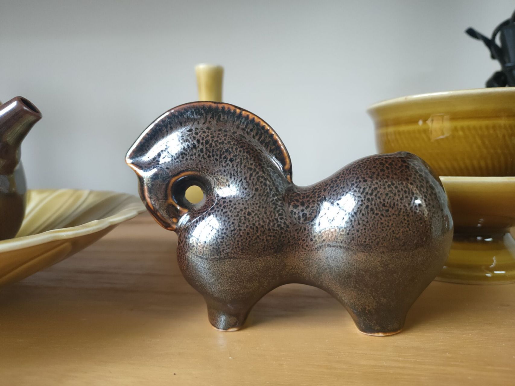 【淮南文化61陶瓷】走进寿州窑:八公山紫金陶——小摆件(图号