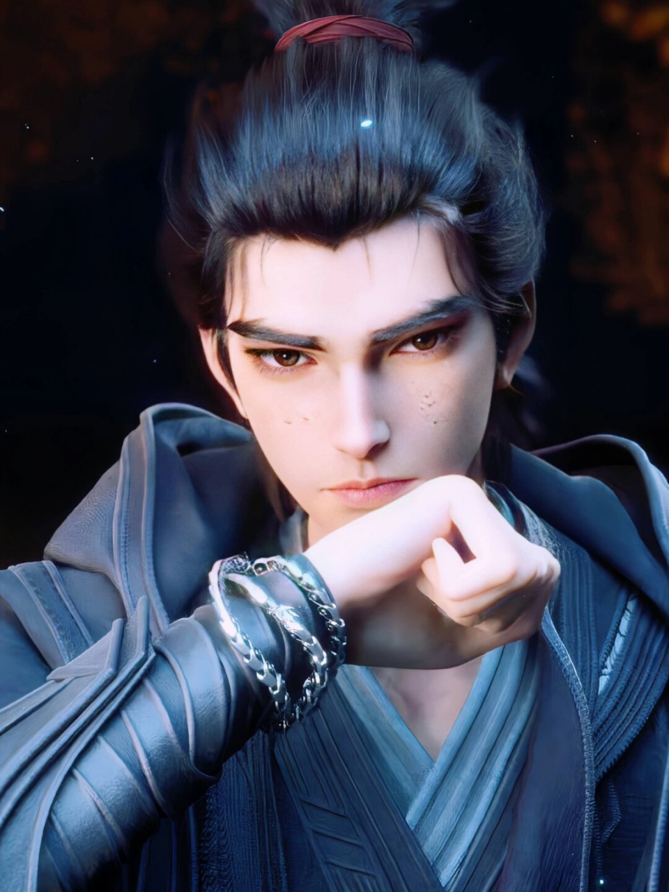 一个国漫男主从小帅到大  这个男主小萌娃真的太可爱了,他的可爱程度