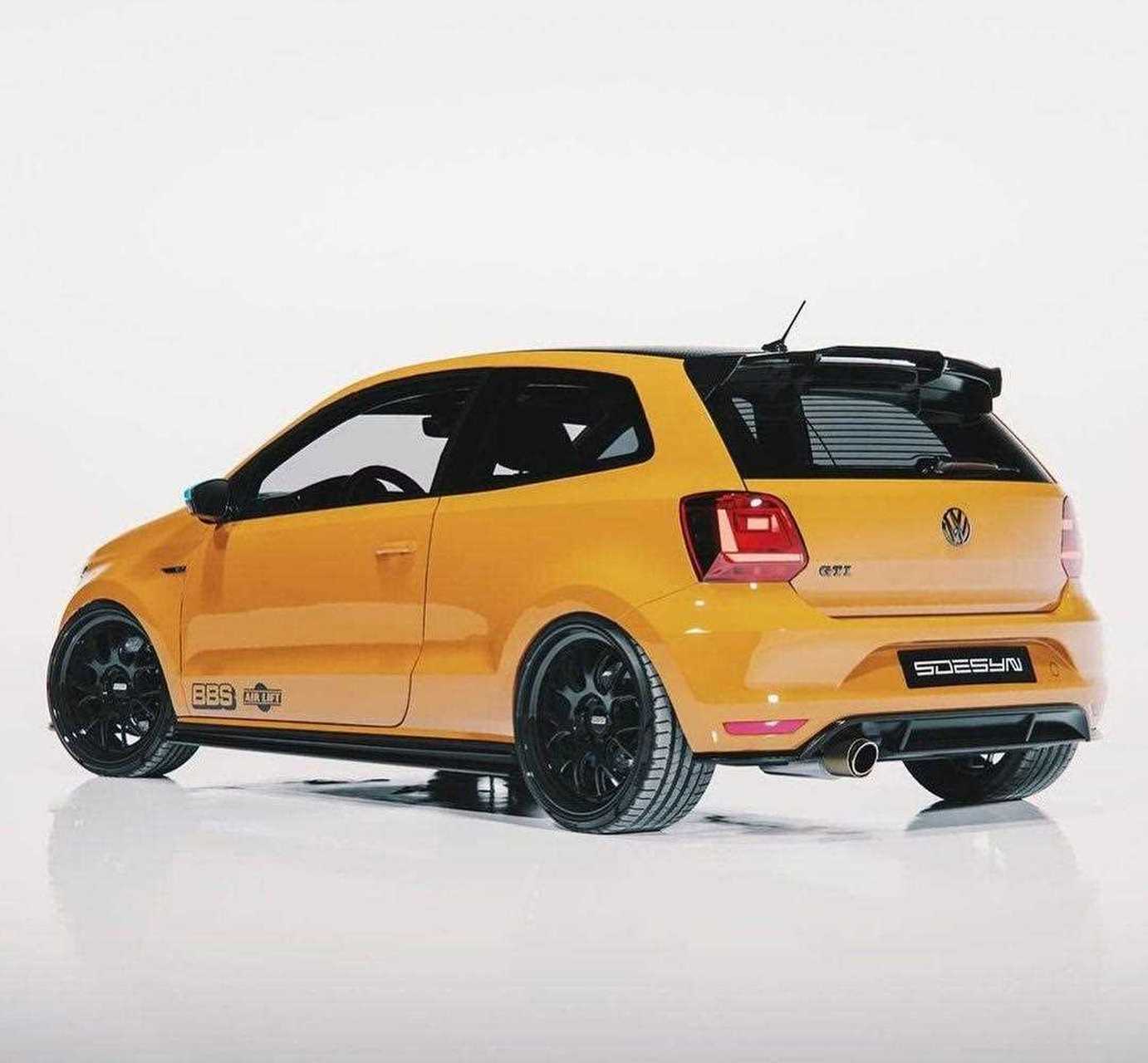 全新大众polo gti,这是双门版本,在外观上采用了更加拉风的设计,有点