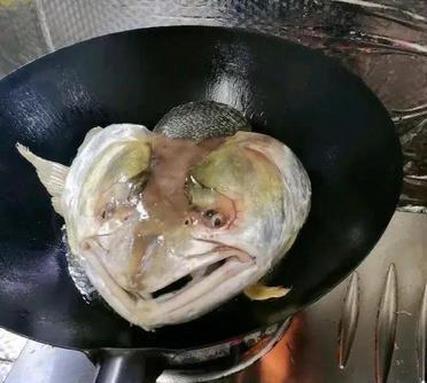 网友:这是鱼头吗,做成剁椒鱼头能喝一斤白酒 #搞笑趣味图