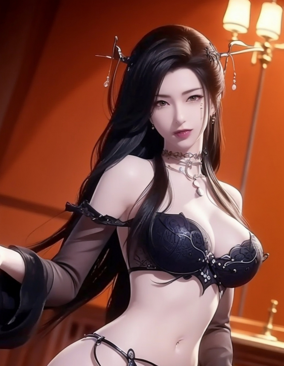 ai绘画秦时明月潮女妖内内太美了