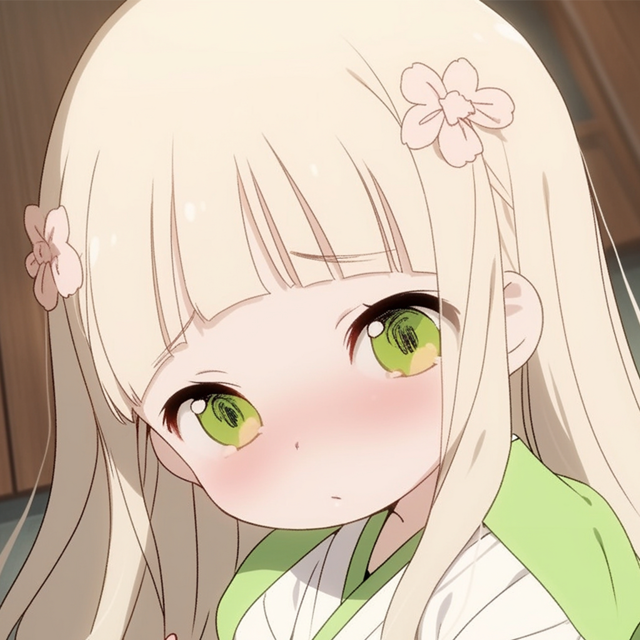 可爱白发头像  超级可爱!拿去当头像吧