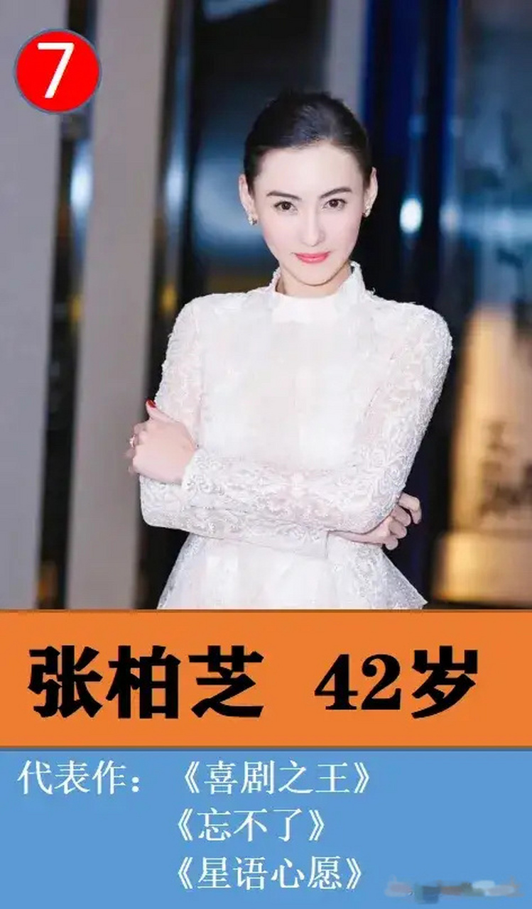 18位娱乐圈张姓女明星,大家的青春里,是不是总有一两个姓张的美女?