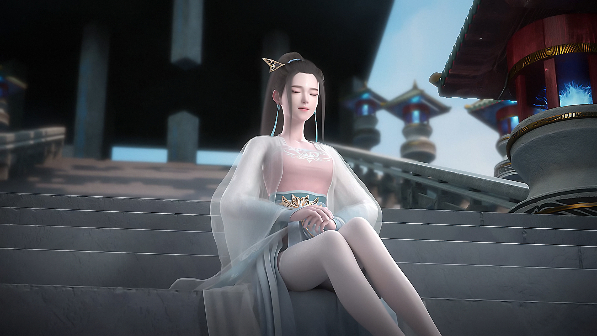 国漫女神|《妖神记》应月茹高清壁纸:前世,因体内流淌着妖族之血,被人