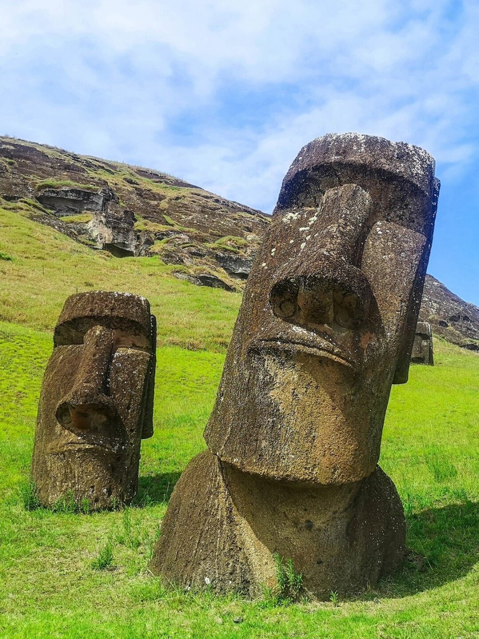 世界文化遗产  复活节岛,又名拉帕努伊岛,是南太平洋东部的一个岛屿