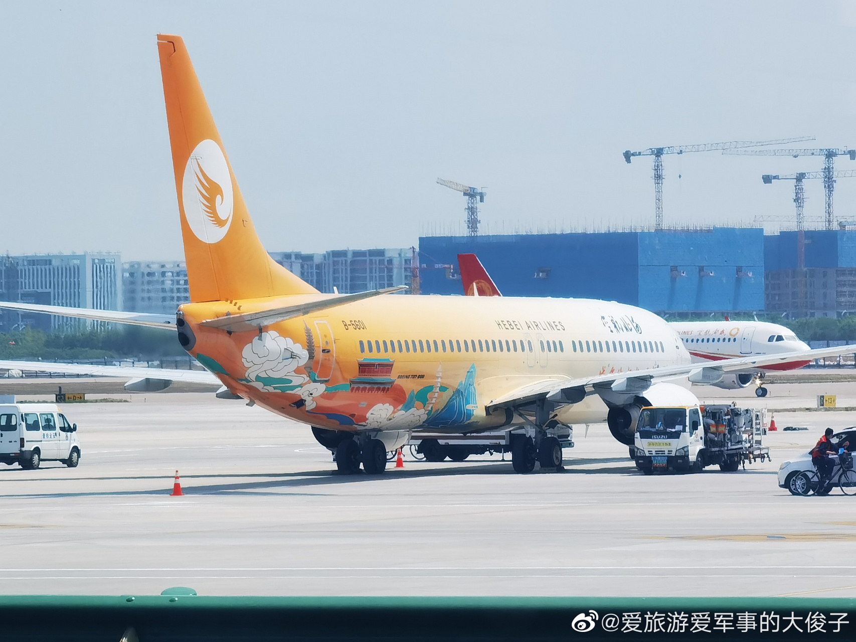 河北航空b-5601"正定号"彩绘#不止飞行##航空摄影##中国航空摄影