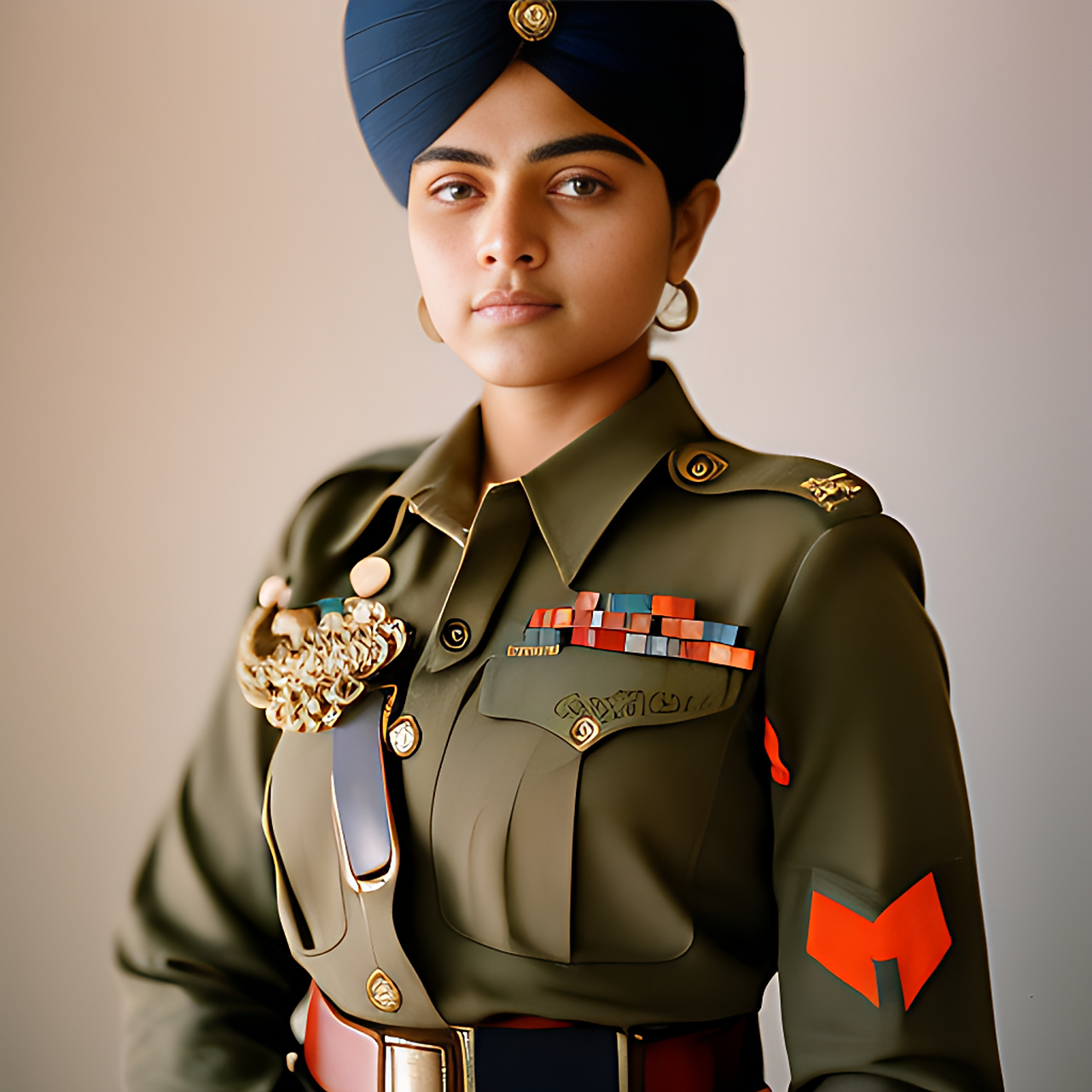 【全球最美女兵盘点之印度女兵】  印度是世界上最大的民主国家之一