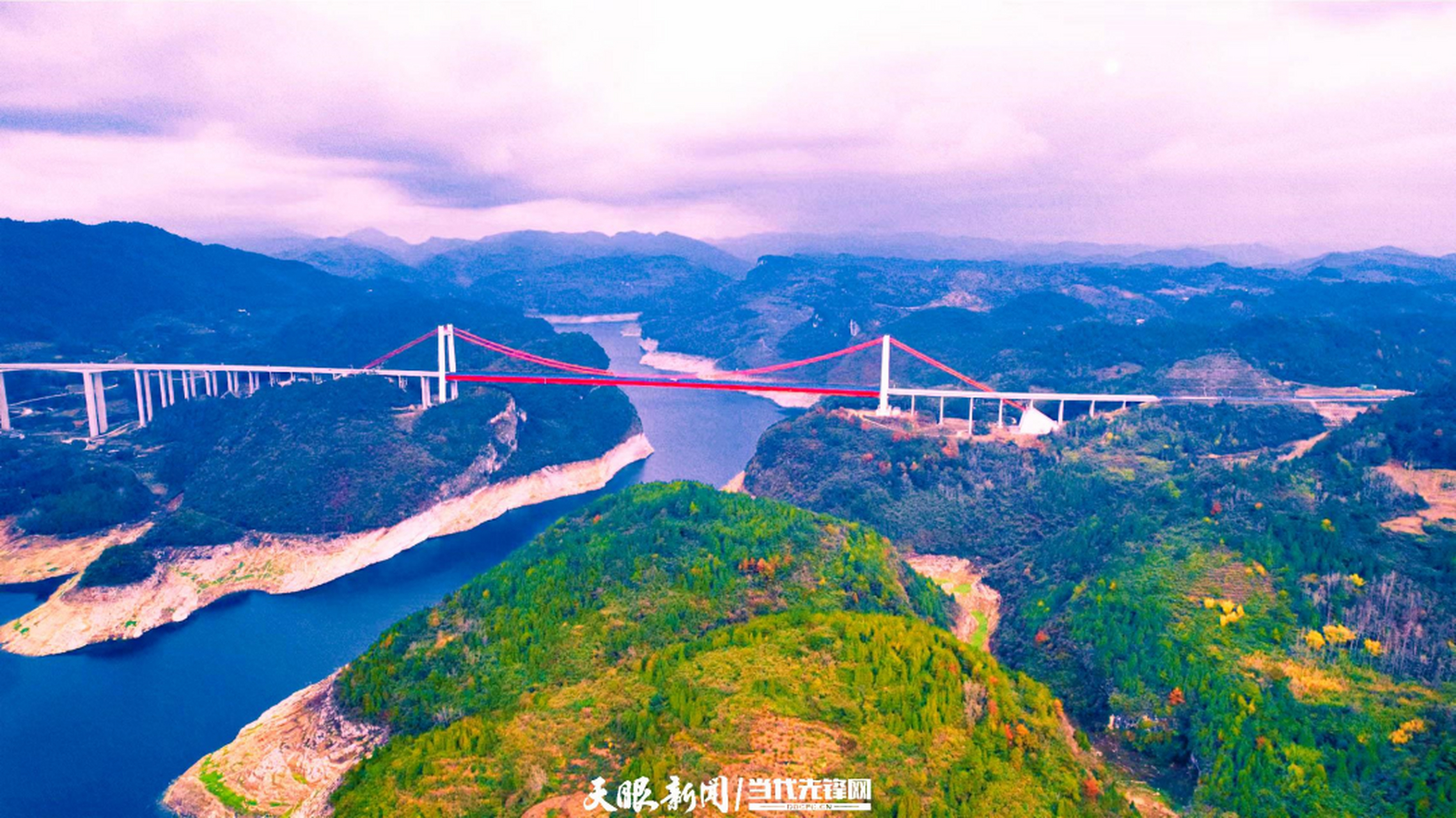 飞龙湖乌江大桥图片