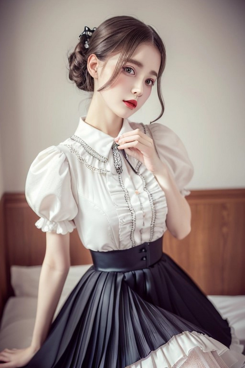 ai美少女# 甜美洛丽塔女孩,你们喜欢哪种风格?