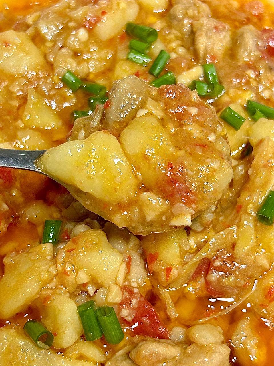 谁能拒绝油香土豆泥鸡肉拌饭啊!