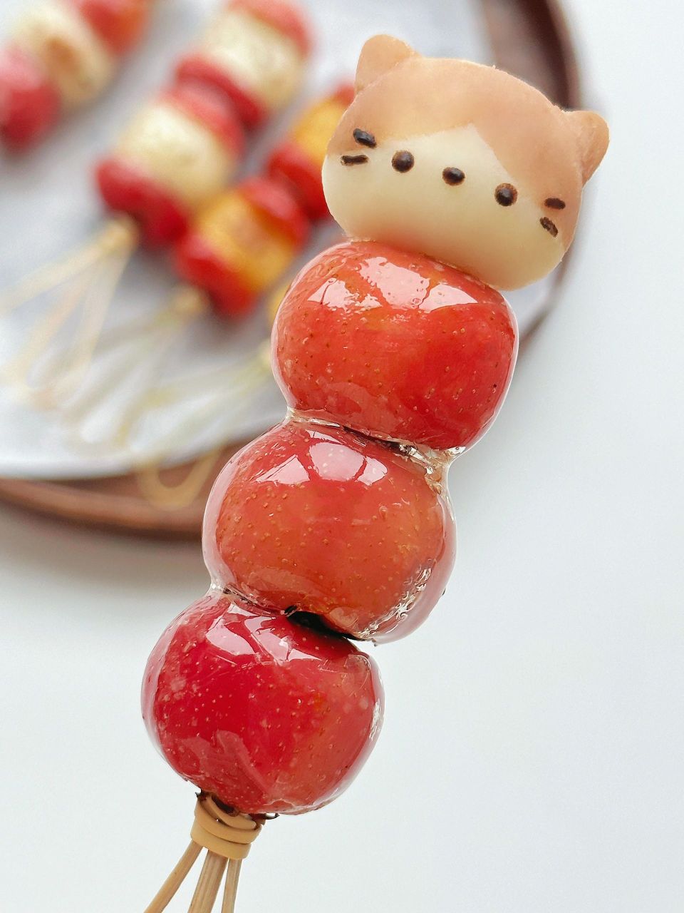 在家也能做出卖萌的小猫糖葫芦?我不信!一试才发现,真的太可爱了!