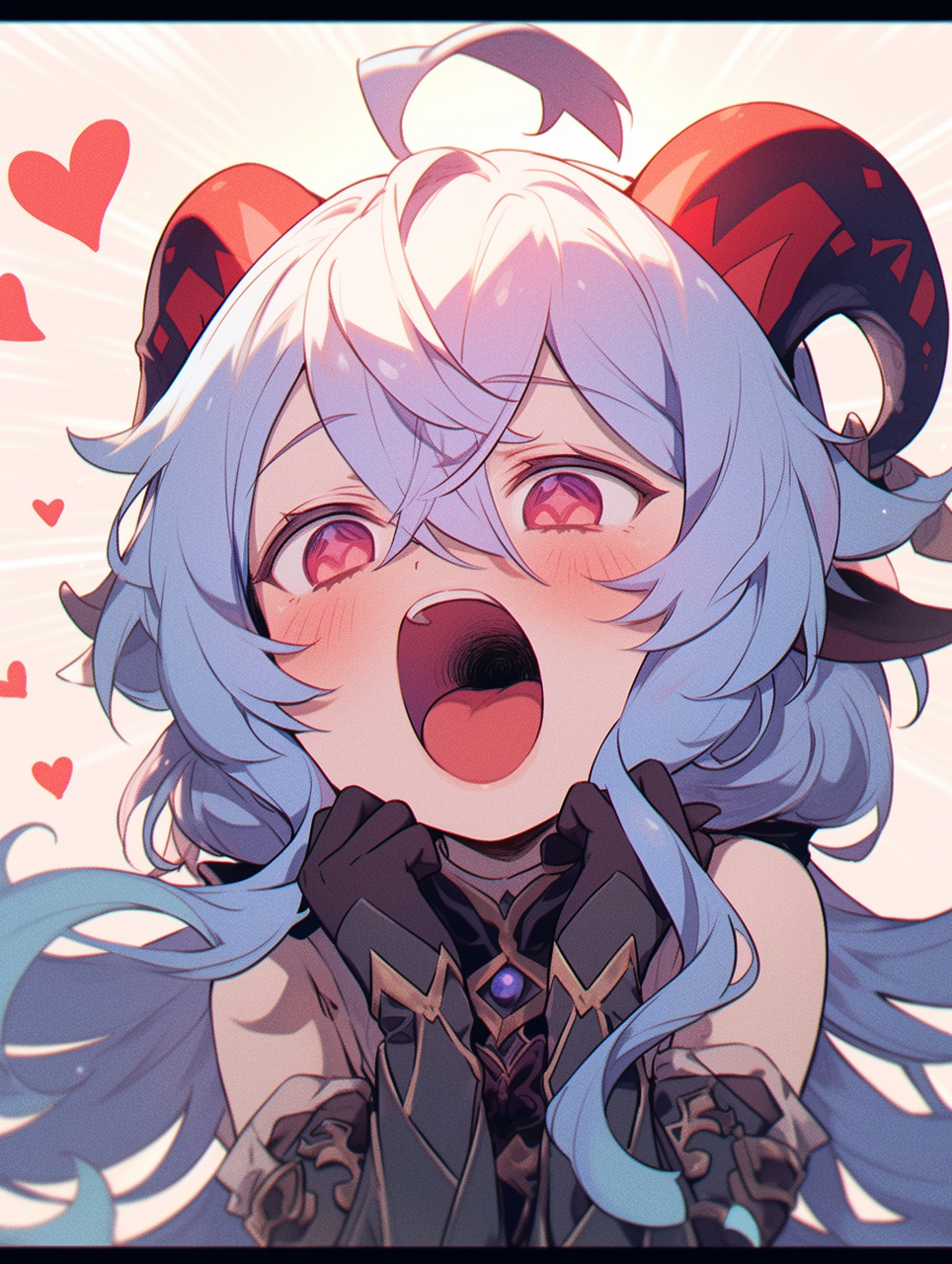 瑞兽麒麟  甘雨 就好椰羊这一口 画师:汤人烂