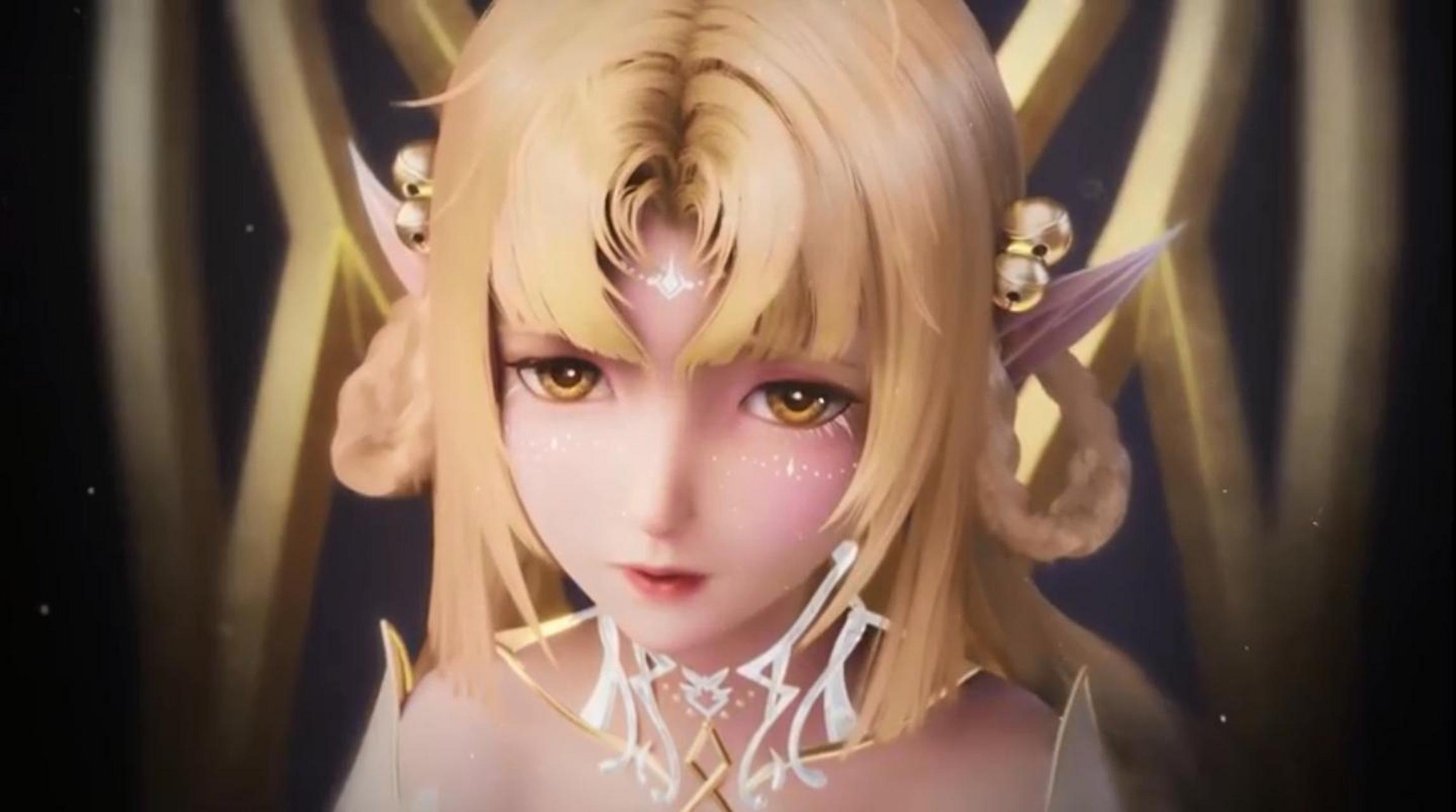 神印王座# 好漂亮的光元素精灵[期待],必须是浩晨的了