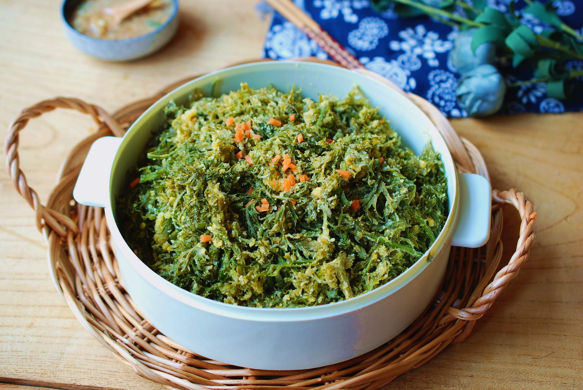 蒸苦累,是我们河北的小吃.