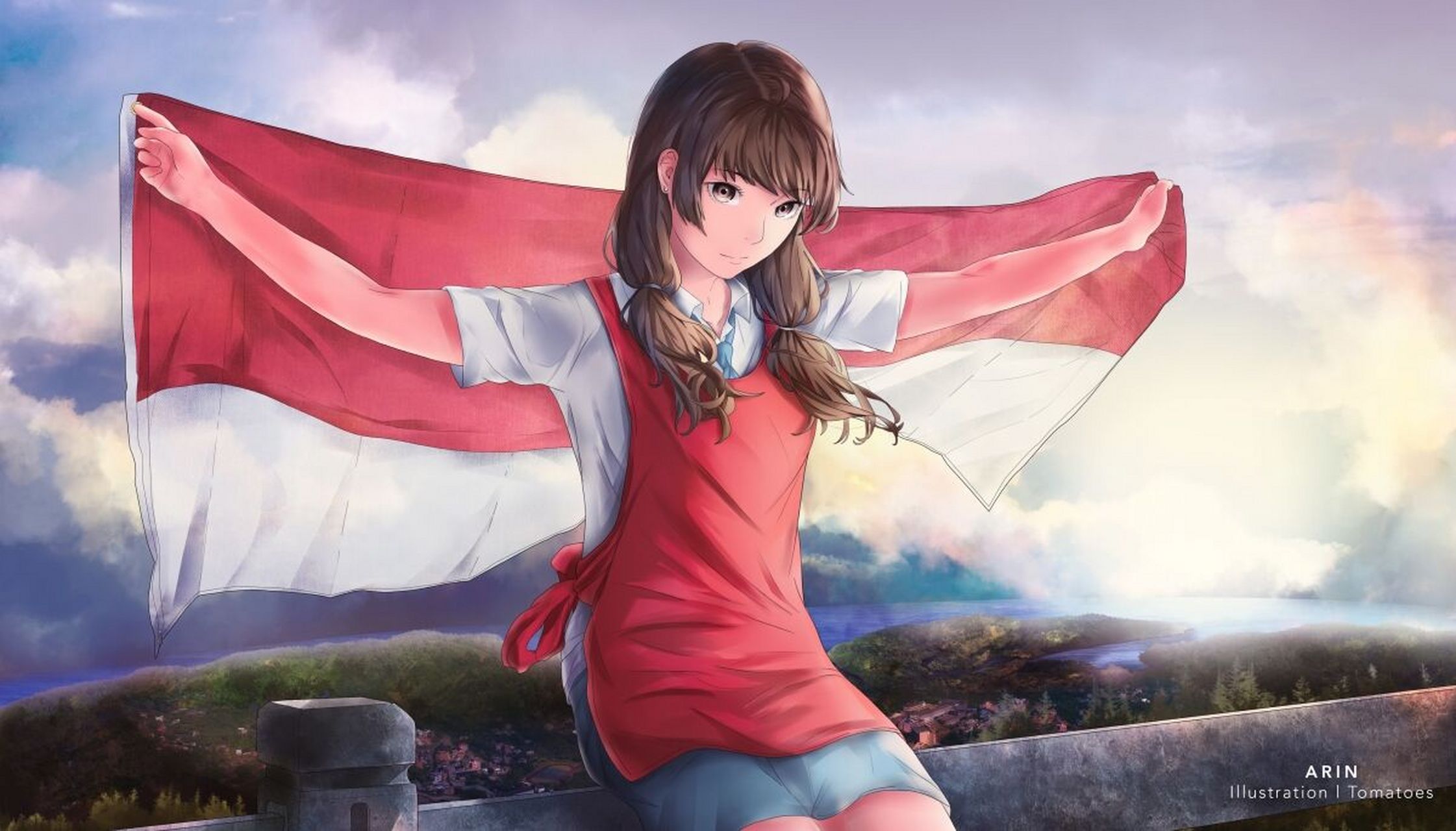 动漫少女#精美动漫壁纸 喜欢穿汉服的小姐姐,应该是那批小时候