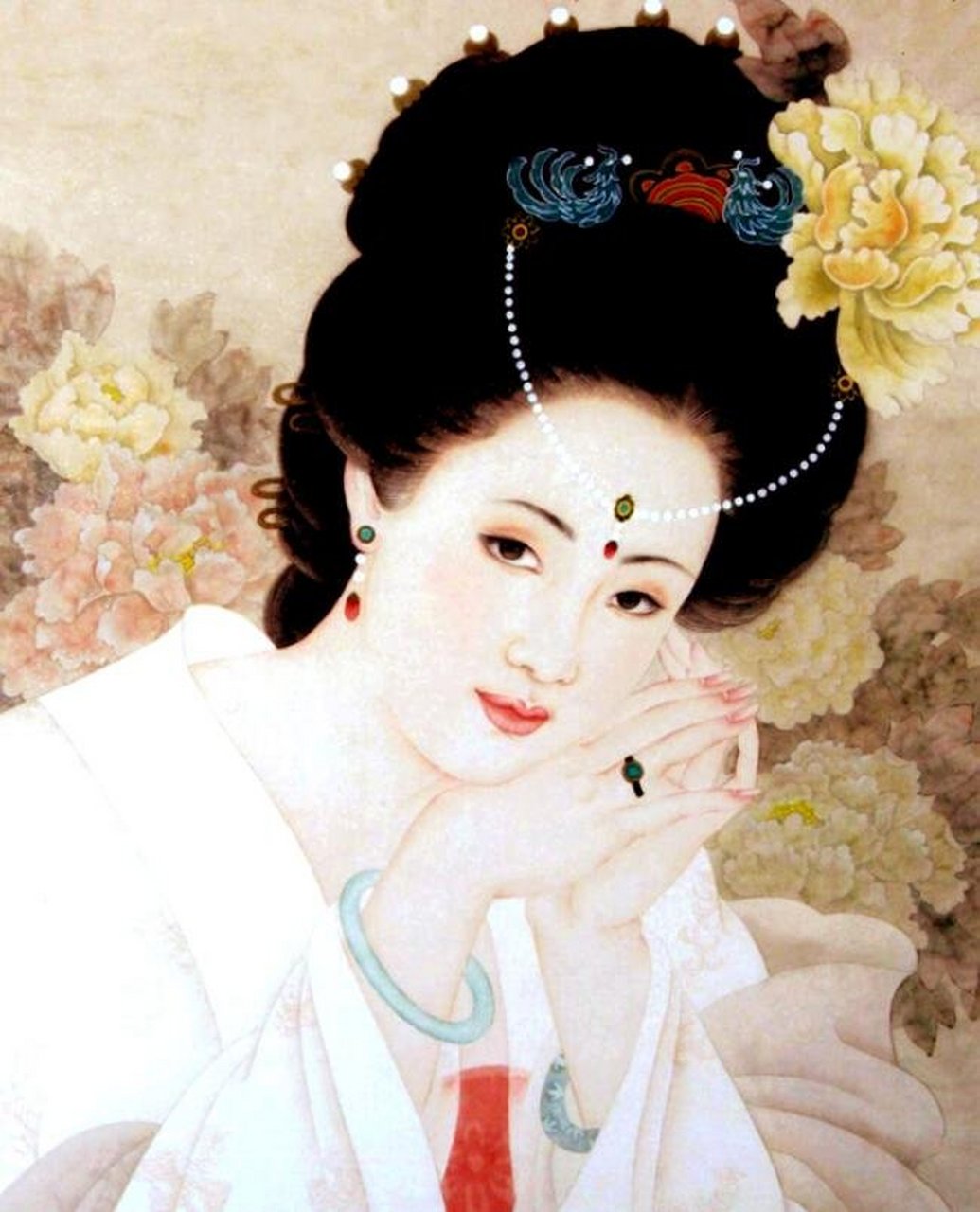 一种说法认为,唐玄宗被安史之乱推翻后,杨玉环被迫嫁给了另一位叛乱