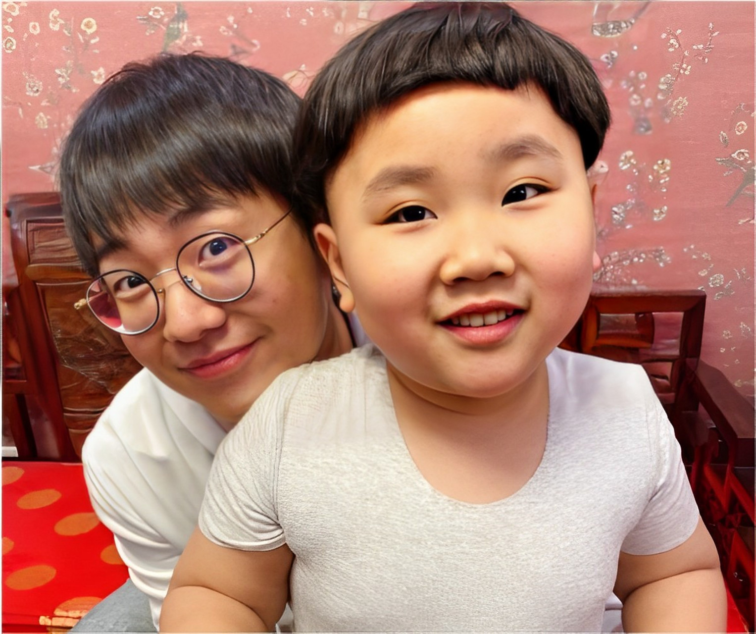 王惠很高兴听到男孩的感激之情.