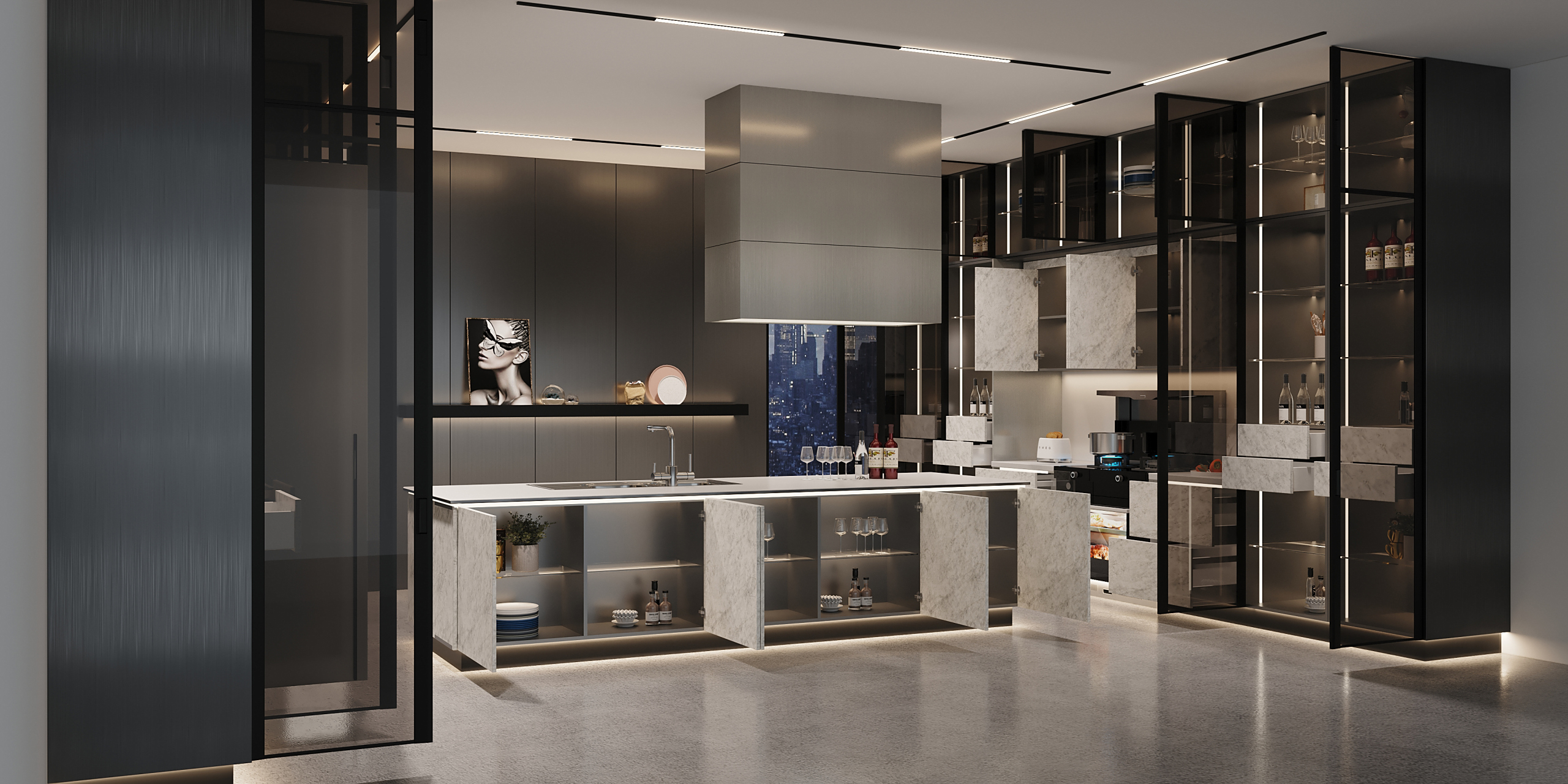 不锈钢橱柜十大名牌,森歌不锈钢台面橱柜效果图是否是高级耐看类型?