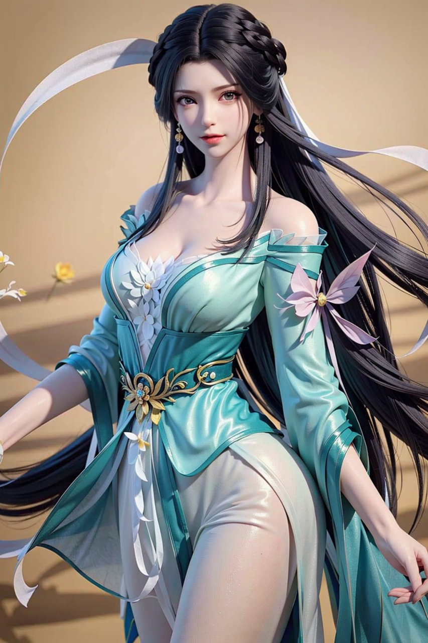 国漫女神:星辰变姜立 #星辰变#  #姜立#  #ai绘画美女