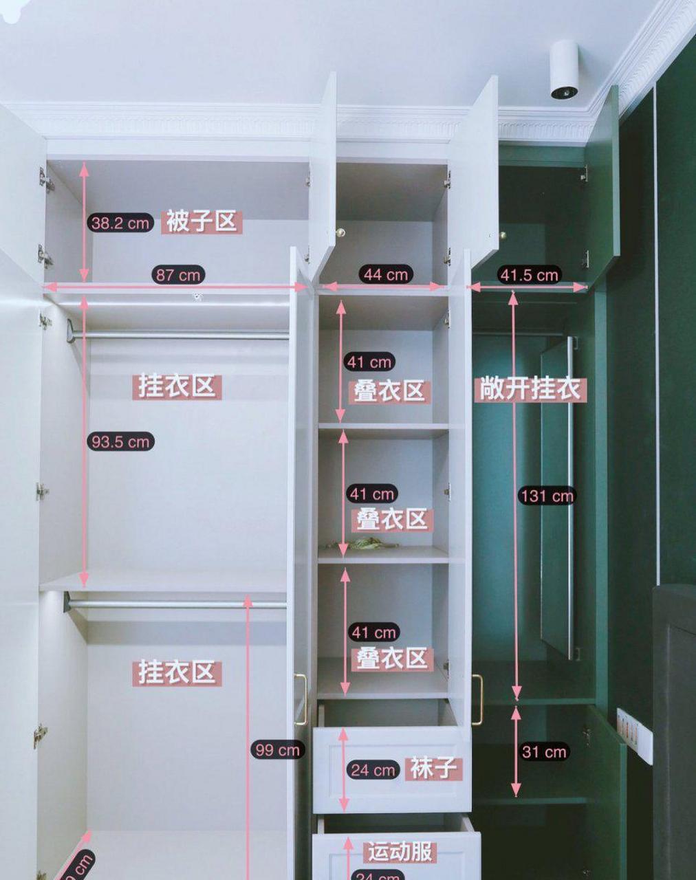 全屋定制系列我家衣柜尺寸大公开 [照相机]  前面两期讲了选购思路和