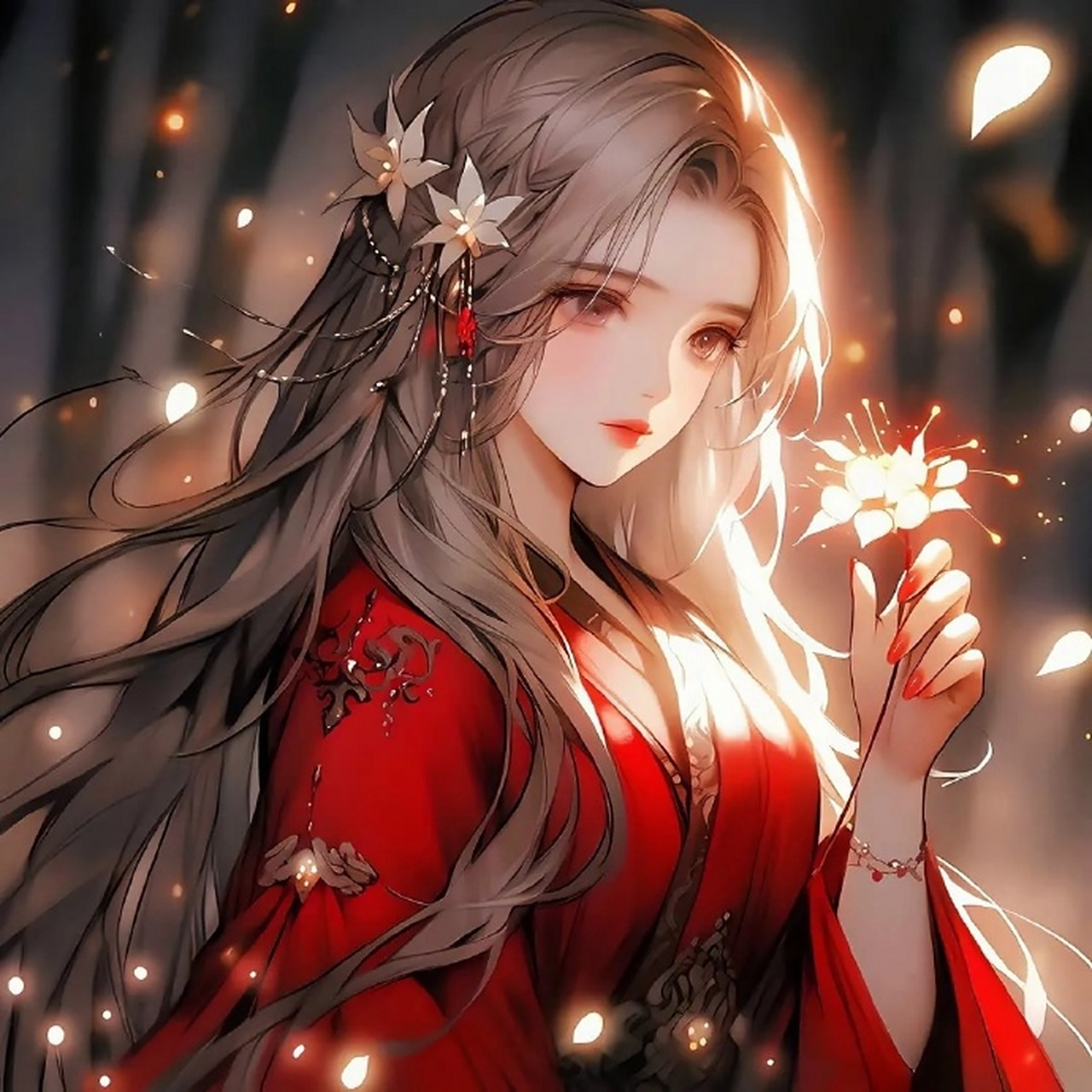 江湖气唯美古风情侣头像 676767 #古风小分队# #ai插画团