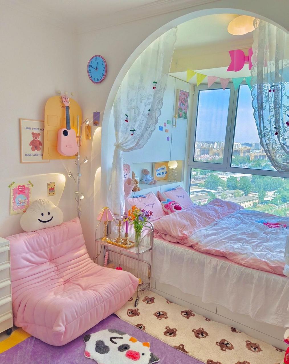 [照相机]摊牌了,2w软装住进20平少女心法式公主城堡[照相机].