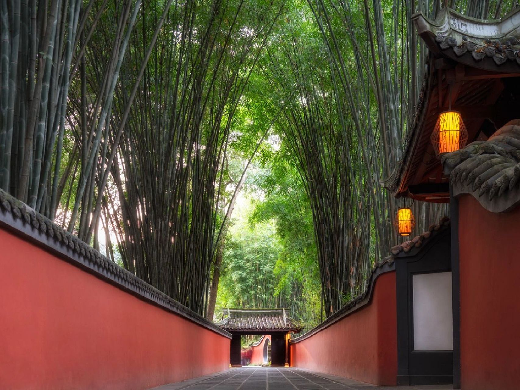 成都武侯祠红墙vs成都杜甫草堂红墙 前三张是武侯祠,后四张是草堂